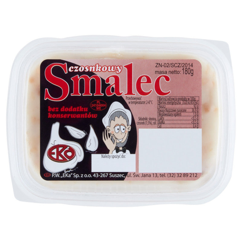 EKa Smalec czosnkowy 180 g