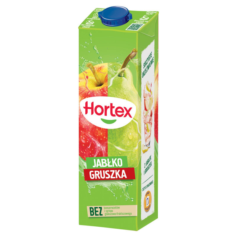 Hortex Napój jabłko gruszka 1 l