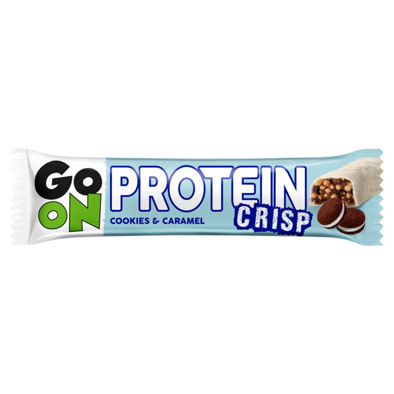 Go On Protein Crisp Proteinowy baton z ciasteczkami i karmelem w polewie 50 g