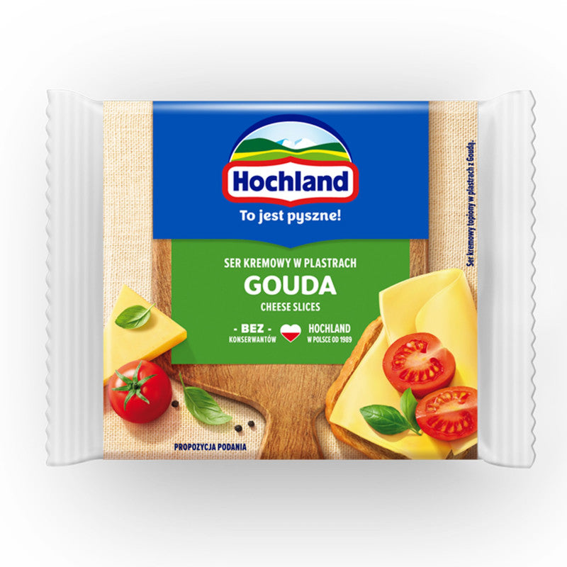 Hochland Ser kremowy w plastrach gouda 130 g