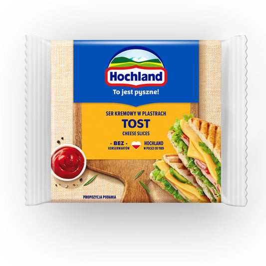 Hochland Ser kremowy w plastrach tost 130 g