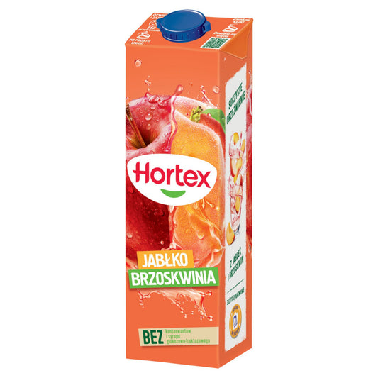Hortex Napój jabłko brzoskwinia 1 l