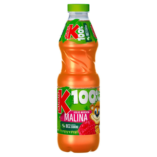Kubuś 100% Sok jabłko marchew malina 850 ml
