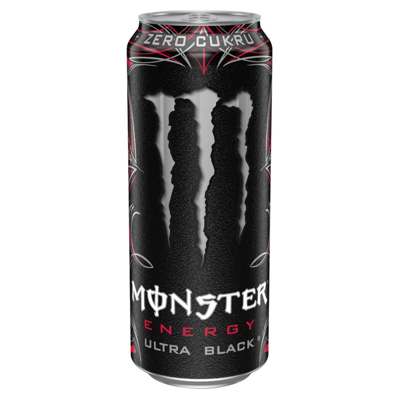 Monster Energy Ultra Black Gazowany napój energetyczny 500 ml