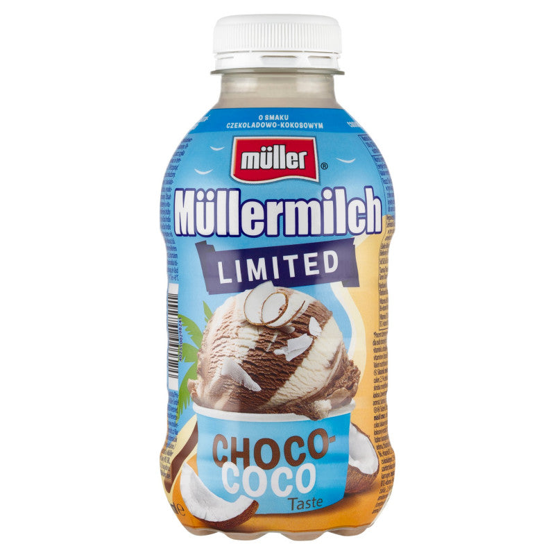Müller Müllermilch Napój mleczny o smaku czekoladowo-kokosowym 400 g