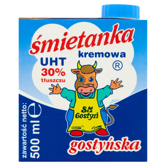 SM Gostyń Śmietanka kremowa UHT 30% 500 ml