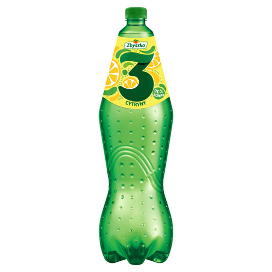 Zbyszko 3 Napój gazowany cytryny 1,75 l