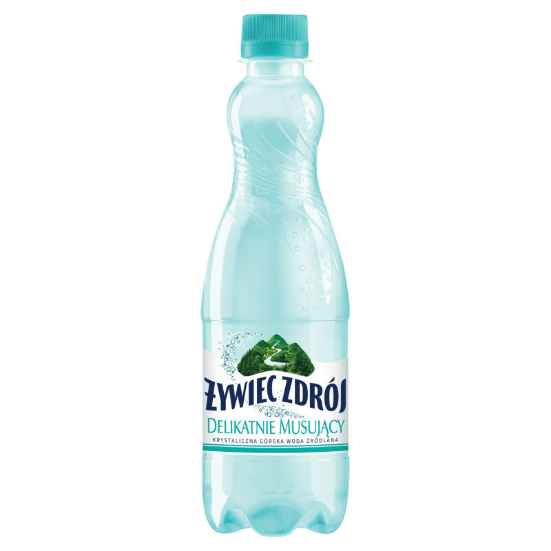 Żywiec Zdrój Delikatnie Musujący Woda źródlana 500 ml